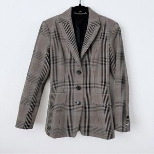 Theory Faringdon Plaid Blazer